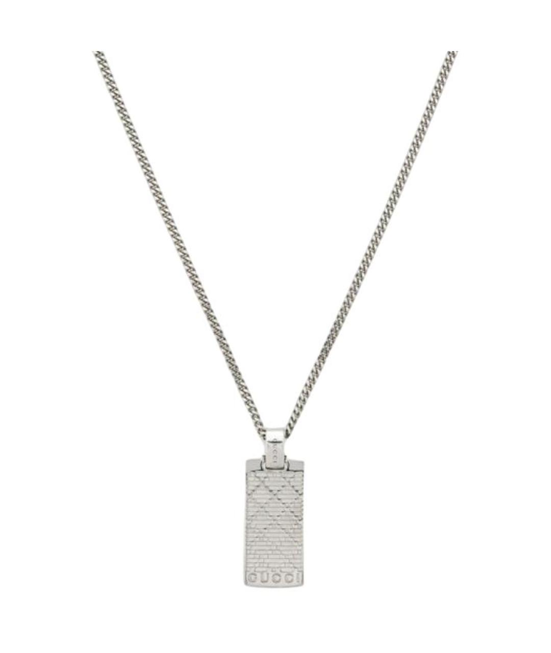 GUCCI Серебряная серебряная подвеска, фото 1