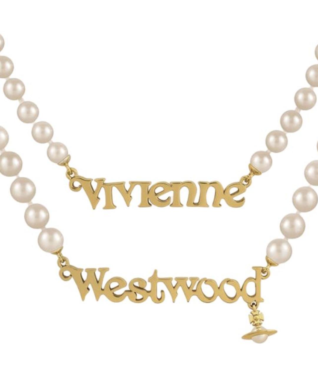 VIVIENNE WESTWOOD Золотая латунная подвеска, фото 2