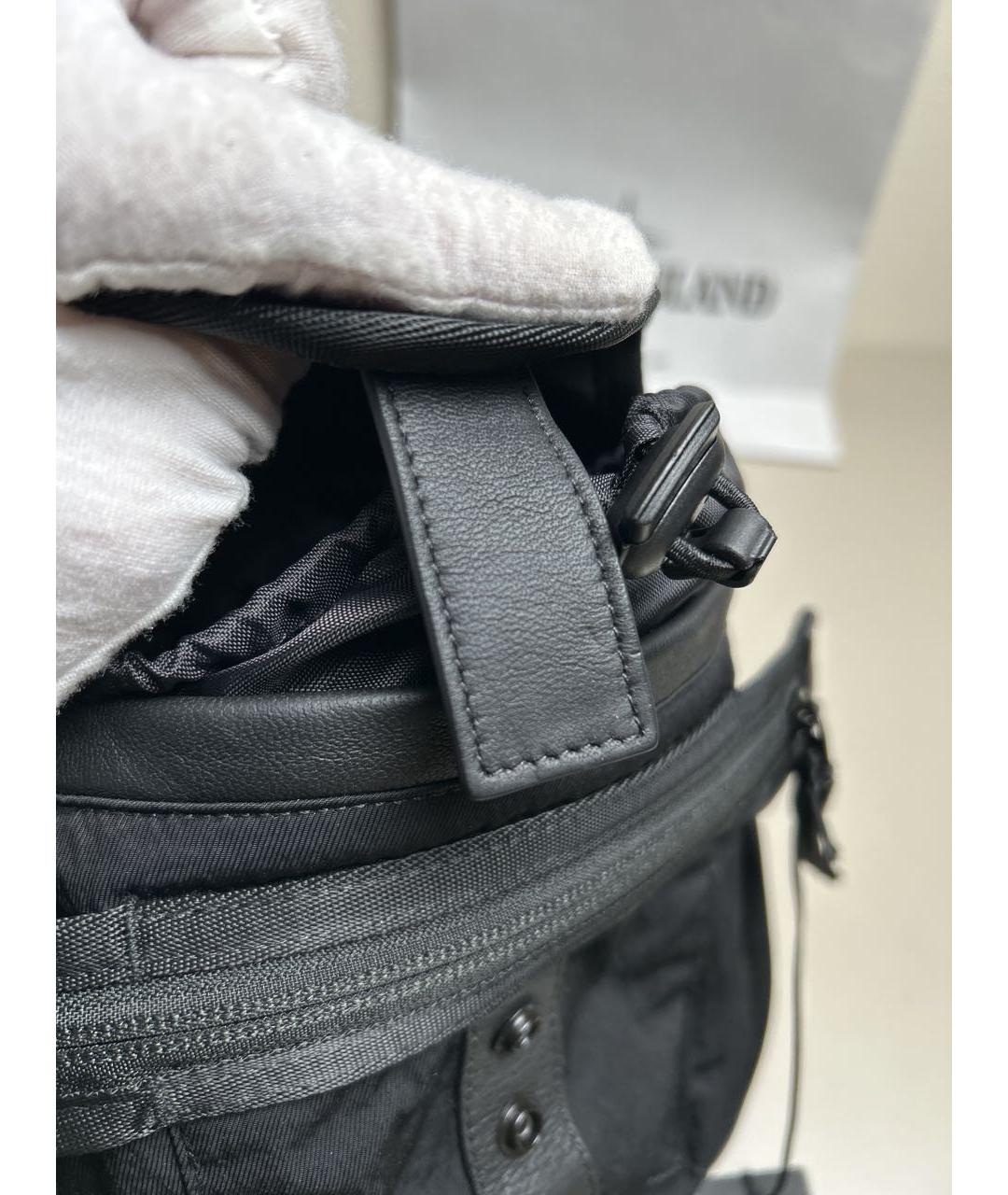 STONE ISLAND Черная сумка на плечо, фото 8