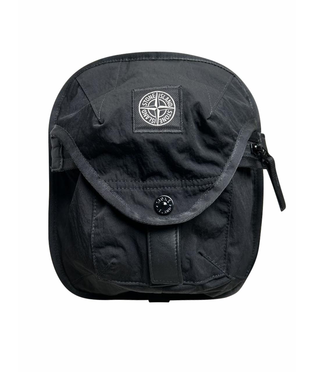 STONE ISLAND Черная сумка на плечо, фото 1