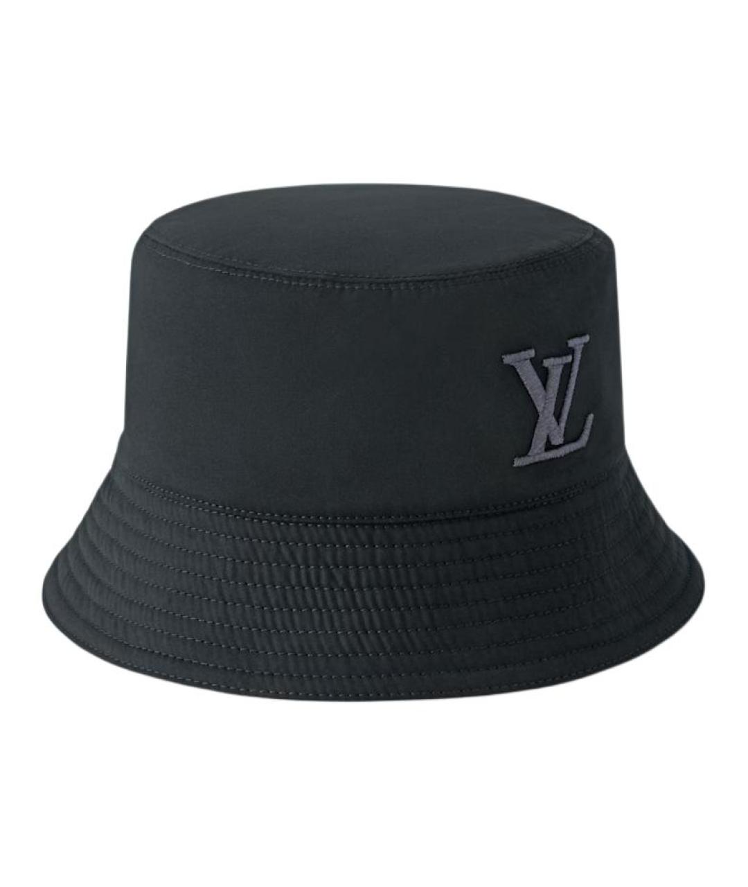 LOUIS VUITTON Черная хлопковая шляпа, фото 2
