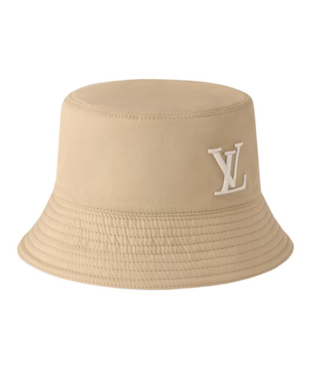 LOUIS VUITTON Бежевая хлопковая панама, фото 2