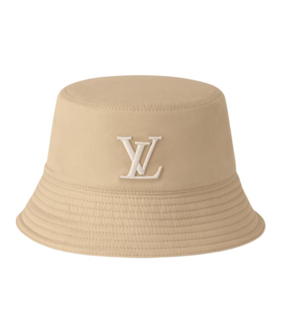 LOUIS VUITTON Бежевая хлопковая панама, фото 1