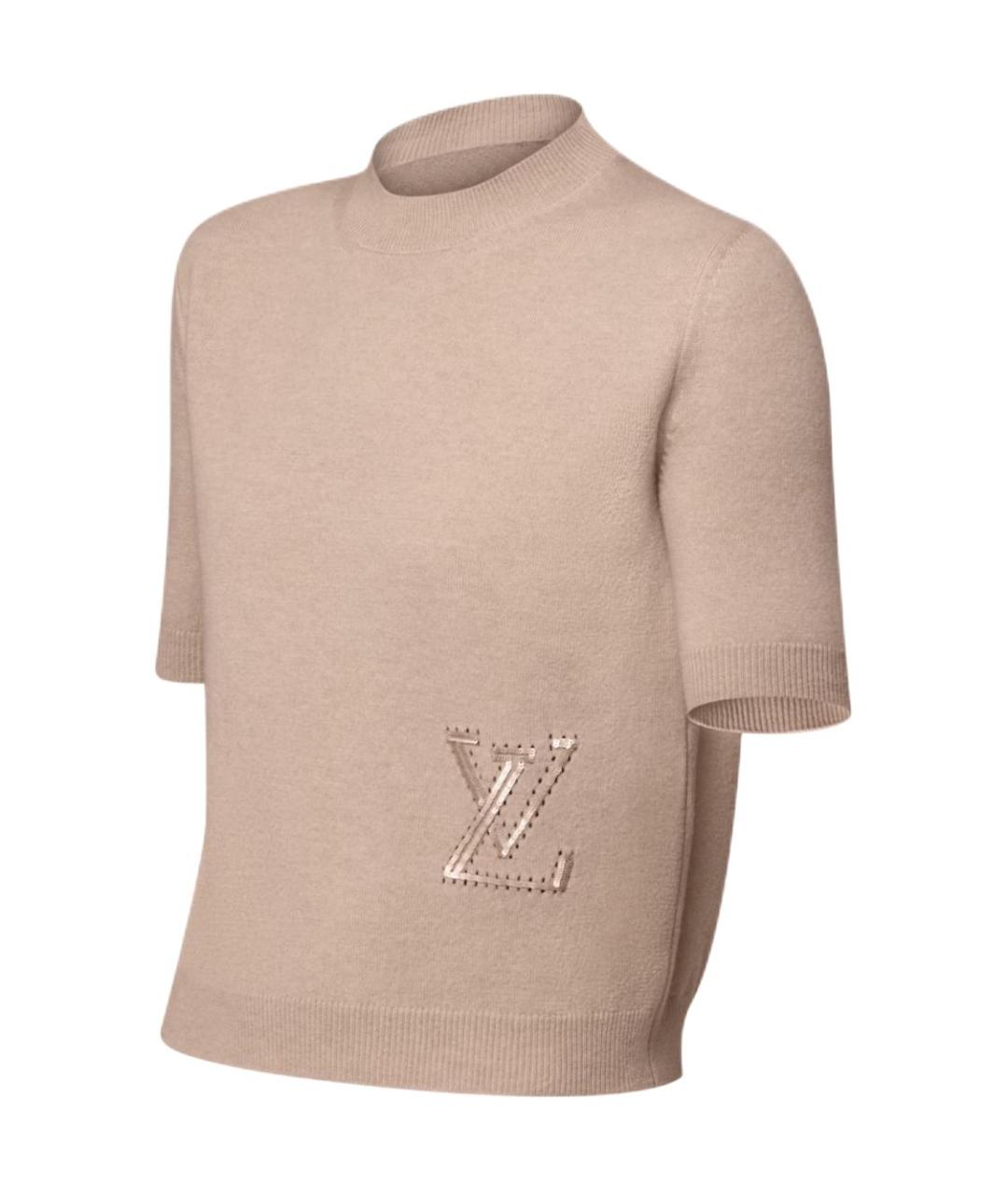 LOUIS VUITTON Бежевый джемпер / свитер, фото 3
