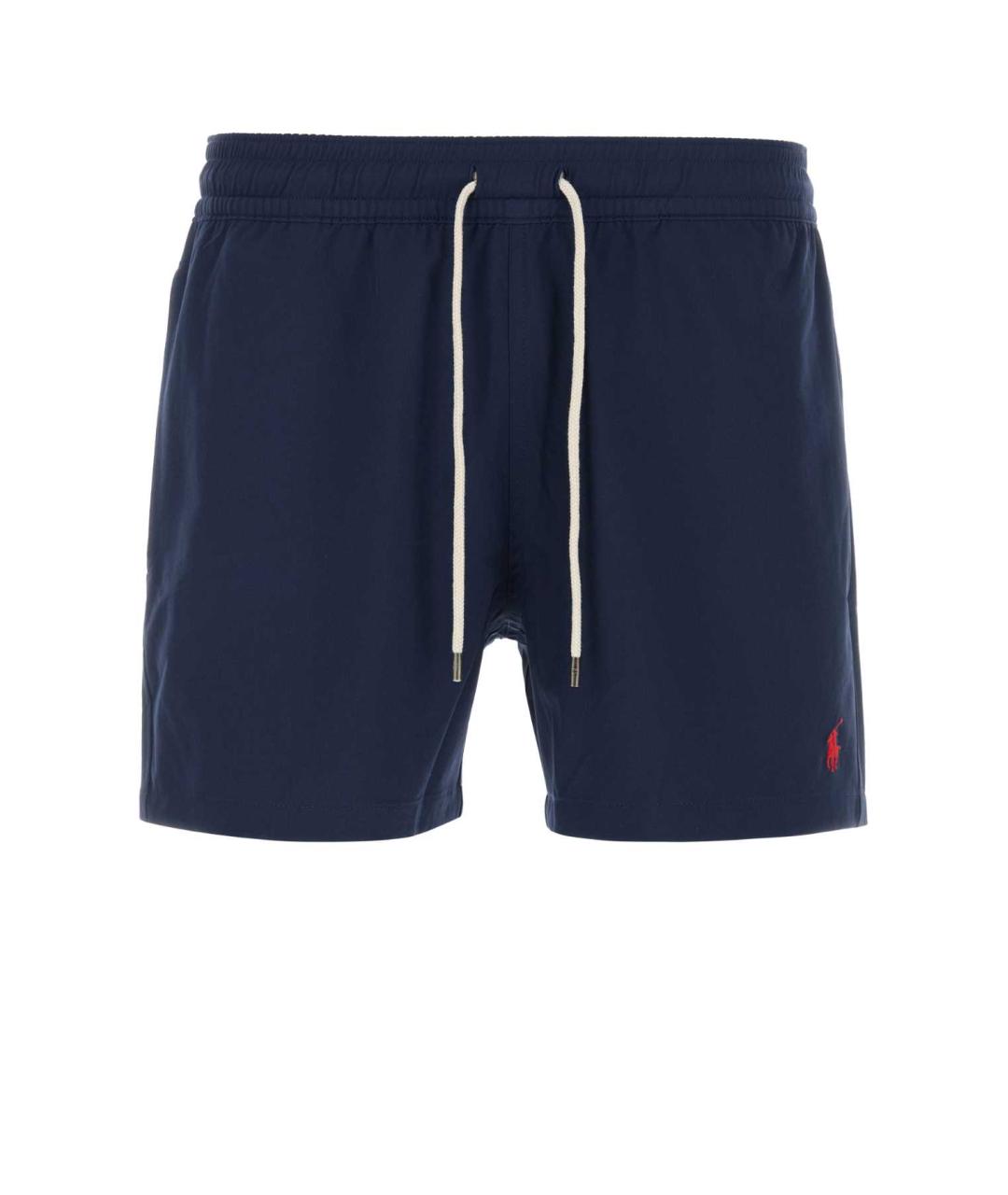 POLO RALPH LAUREN Синие полиэстеровые плавки, фото 1