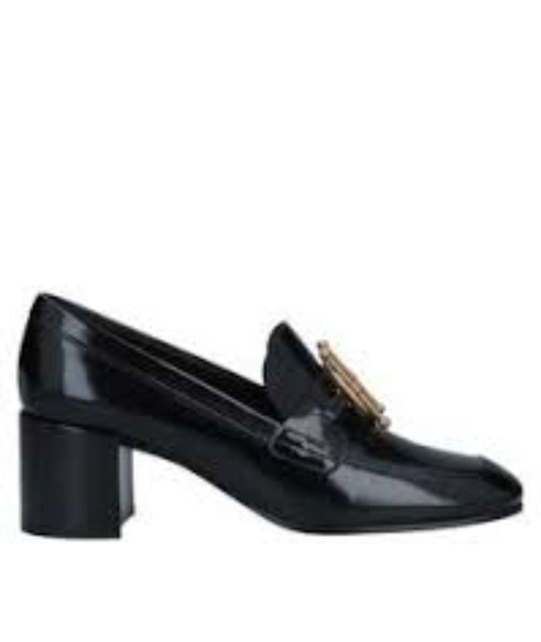 CHRISTIAN DIOR Черные кожаные лоферы, фото 10