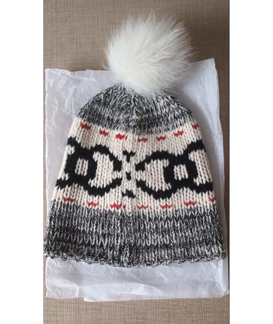 CHANEL Шерстяная шапка, фото 6