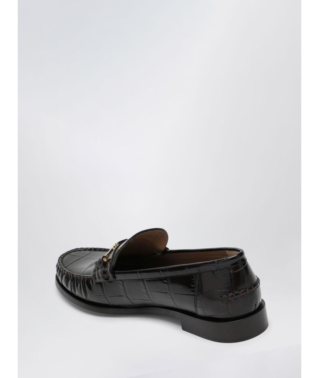 FERRAGAMO Черные лоферы, фото 2