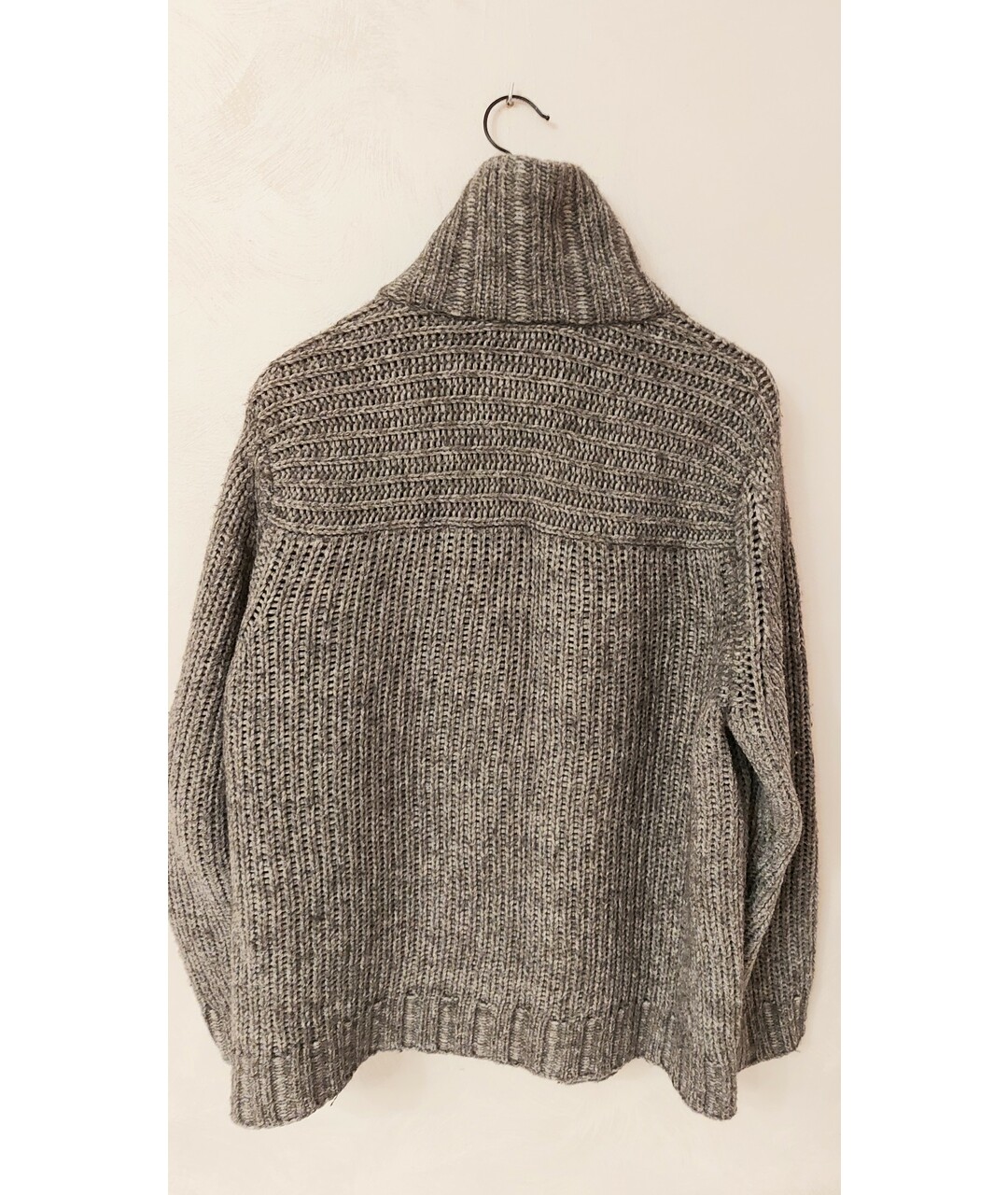HUGO BOSS Серый шерстяной джемпер / свитер, фото 2