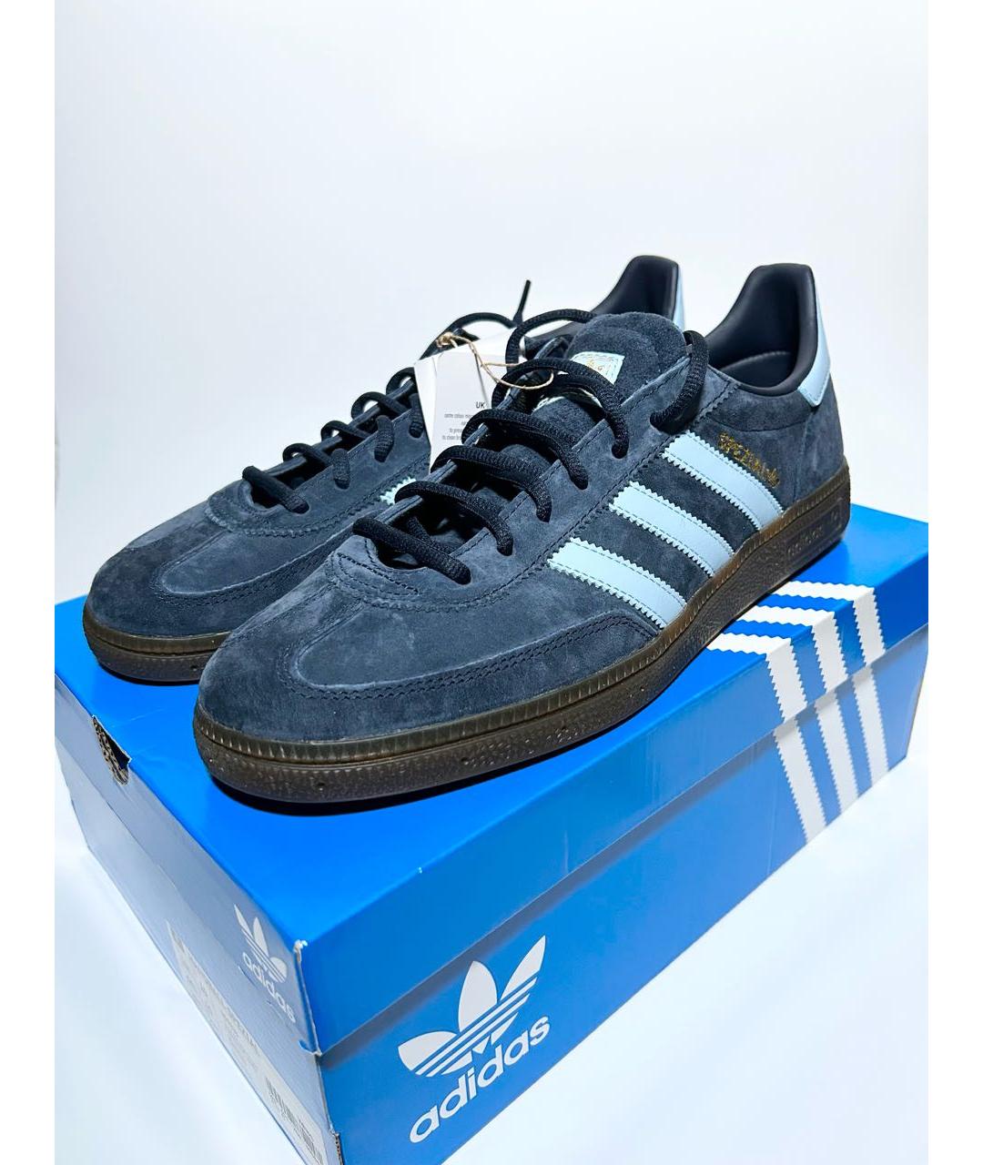 ADIDAS Темно-синие замшевые низкие кроссовки / кеды, фото 3