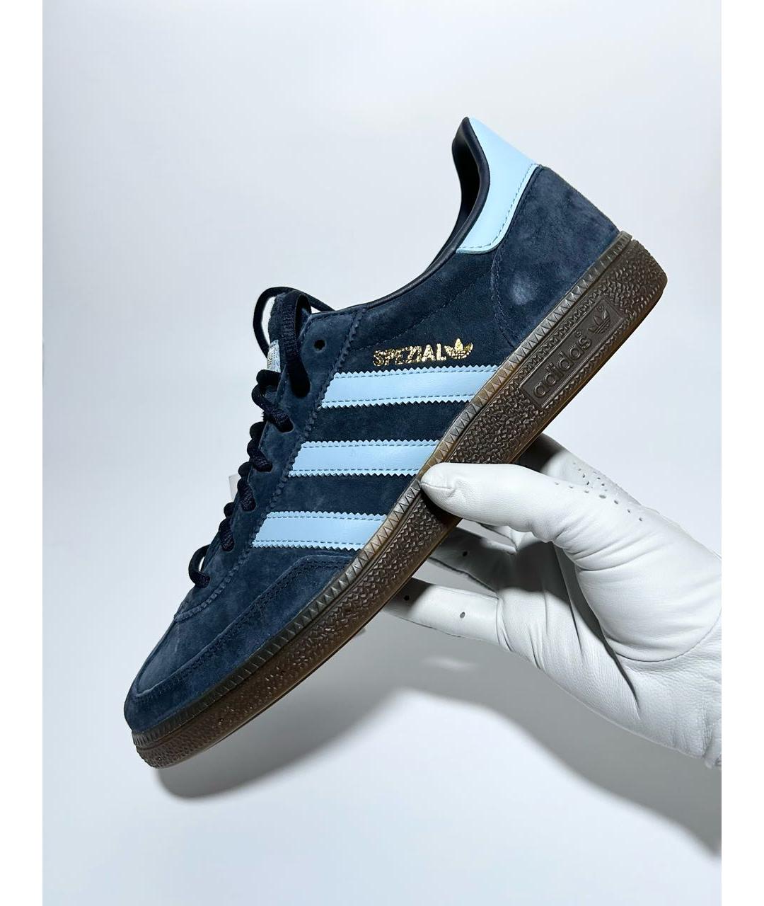 ADIDAS Темно-синие замшевые низкие кроссовки / кеды, фото 2