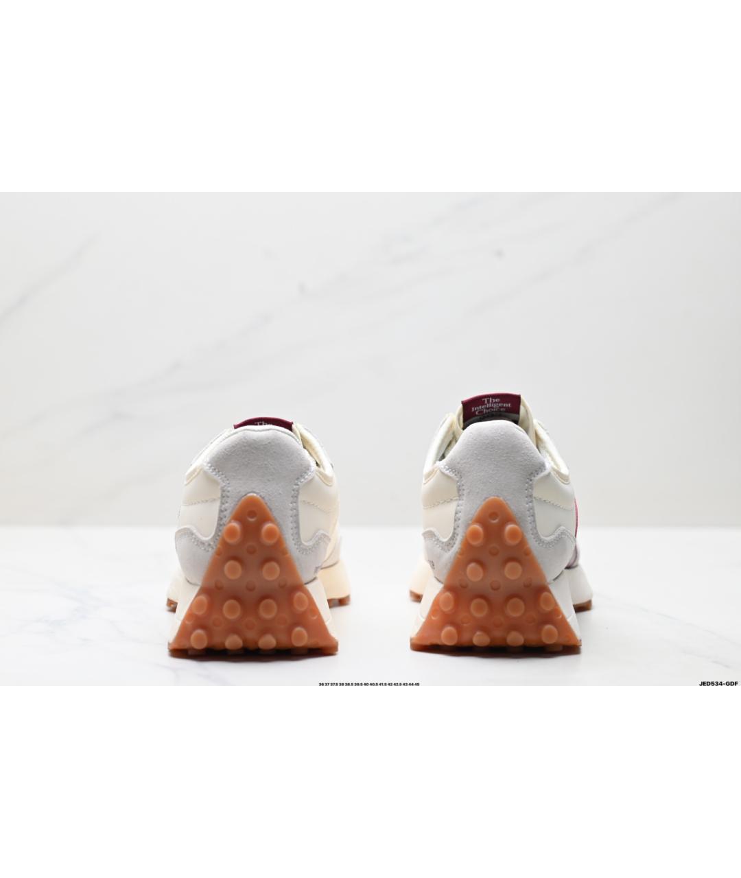 NEW BALANCE Бежевые замшевые низкие кроссовки / кеды, фото 5