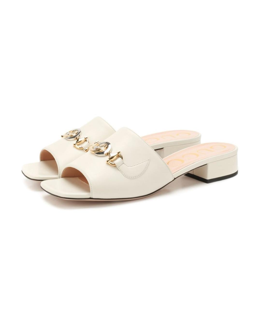 GUCCI Кожаные мюли, фото 5