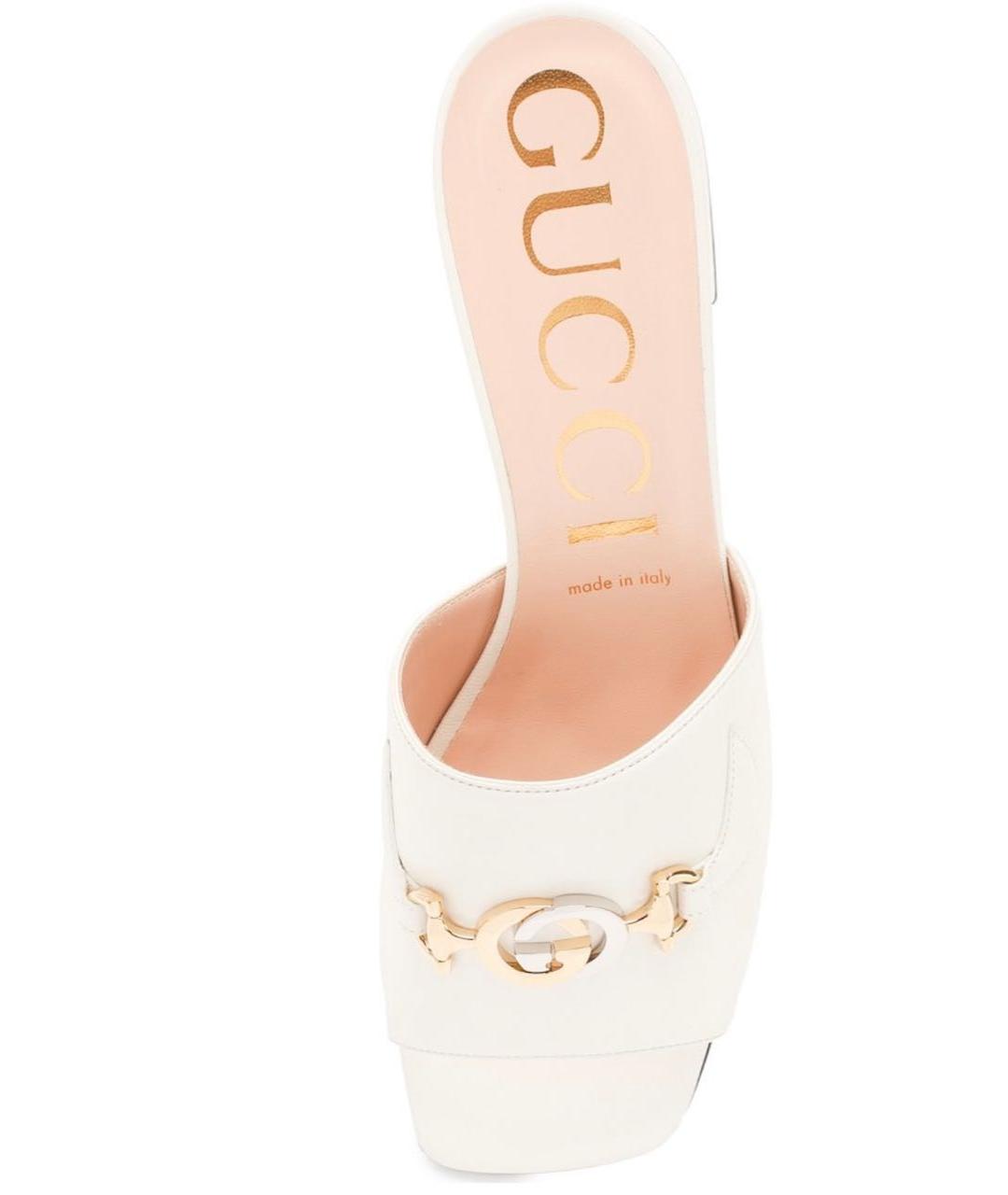 GUCCI Кожаные мюли, фото 4