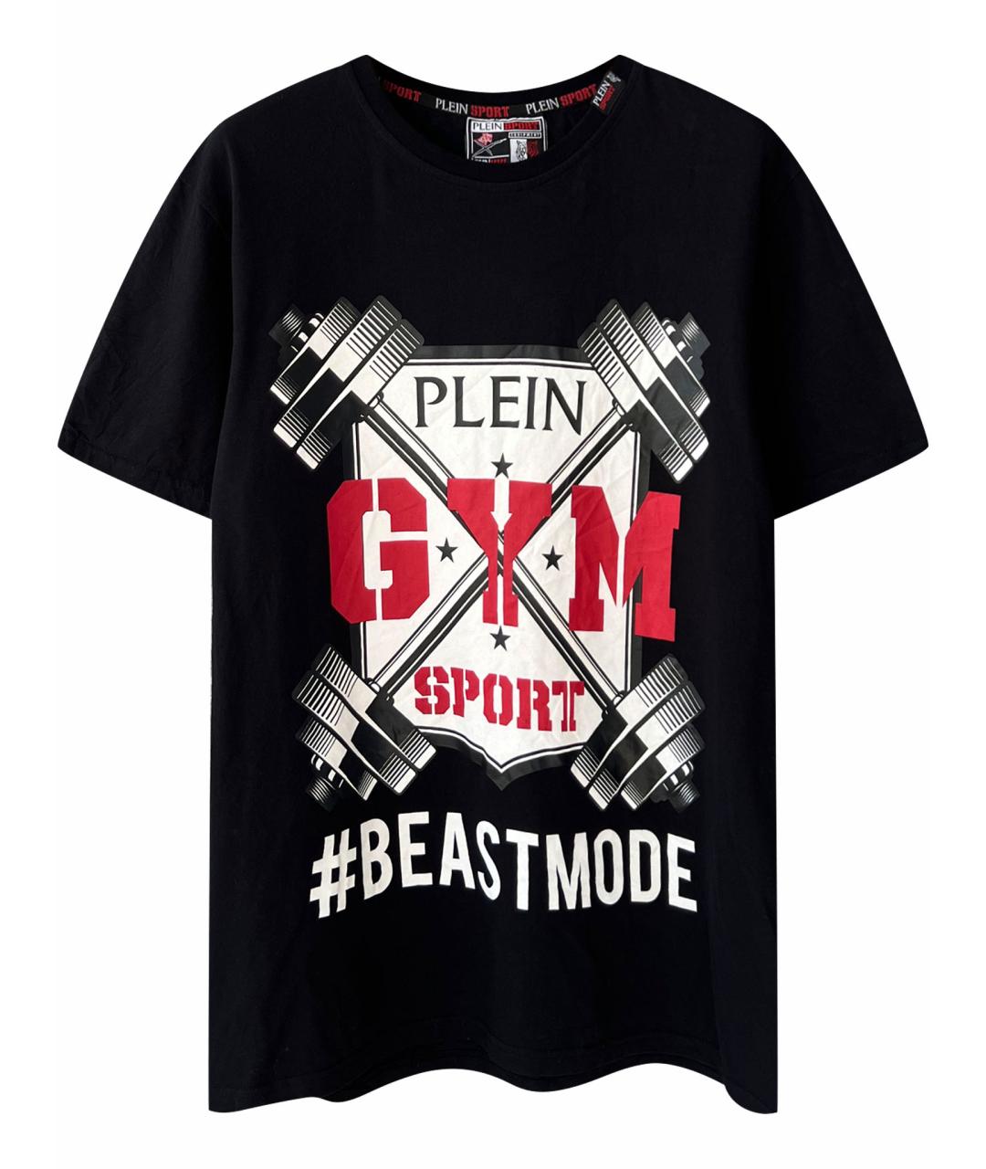 PHILIPP PLEIN Черная хлопковая футболка, фото 1