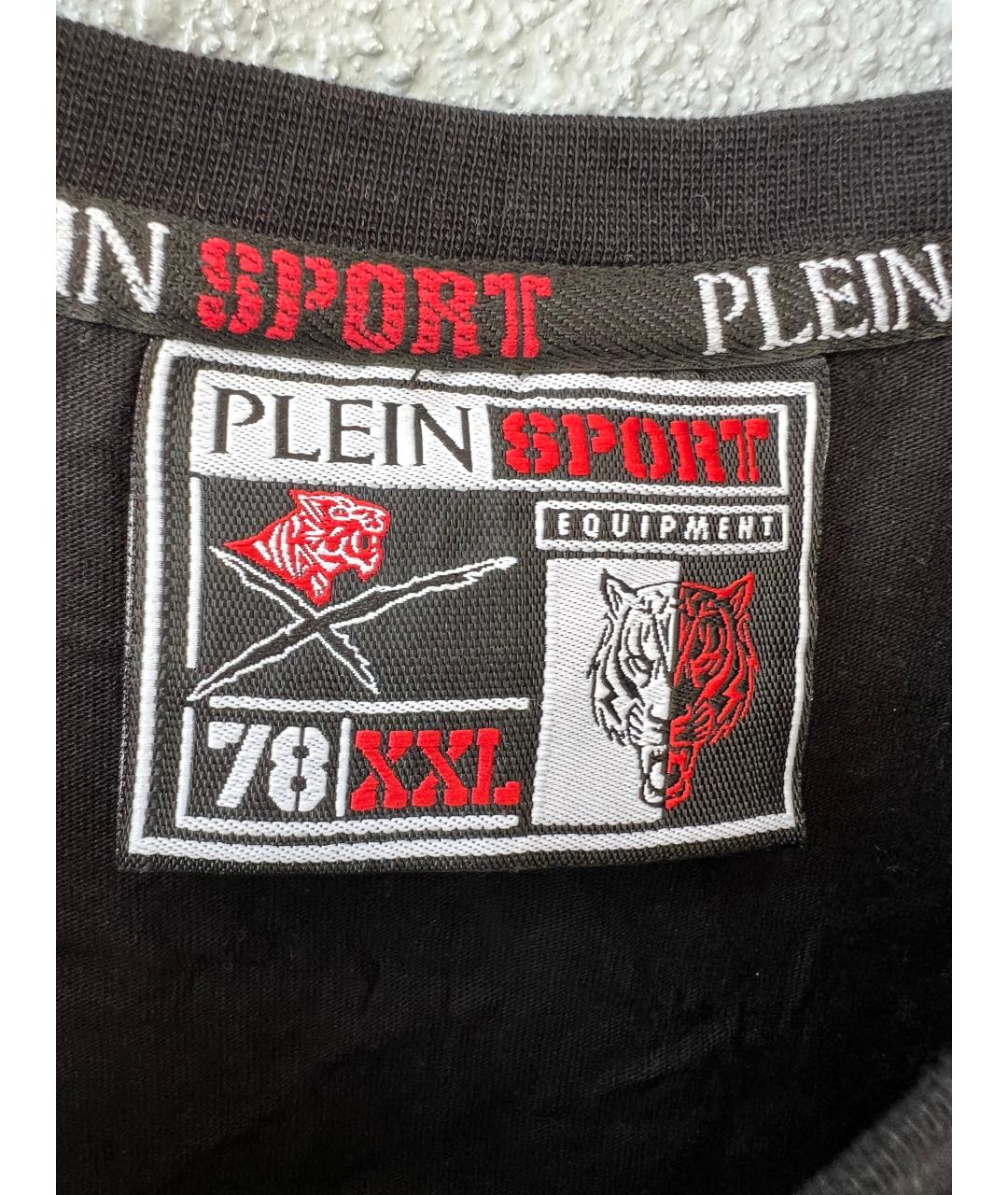 PHILIPP PLEIN Черная хлопковая футболка, фото 3