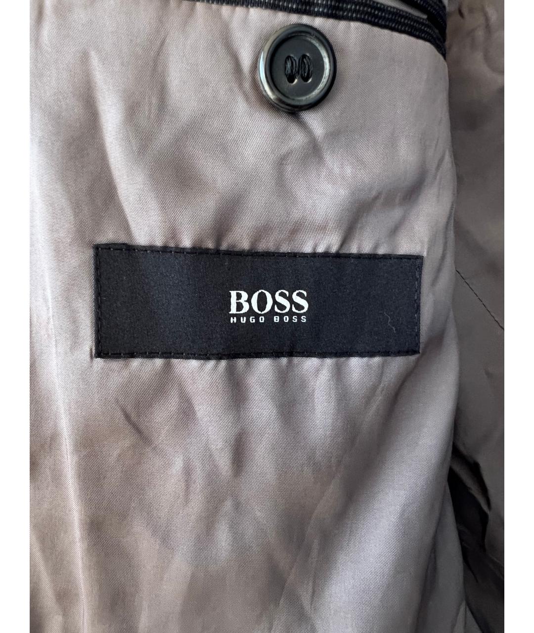 HUGO BOSS Антрацитовый классический костюм, фото 3