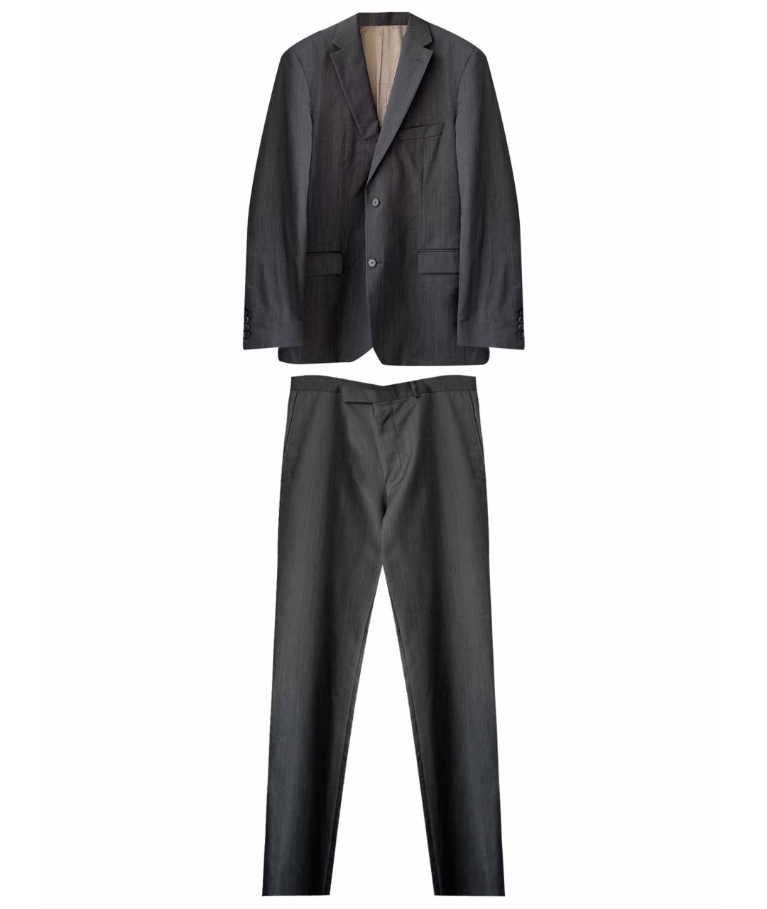 HUGO BOSS Антрацитовый классический костюм, фото 1