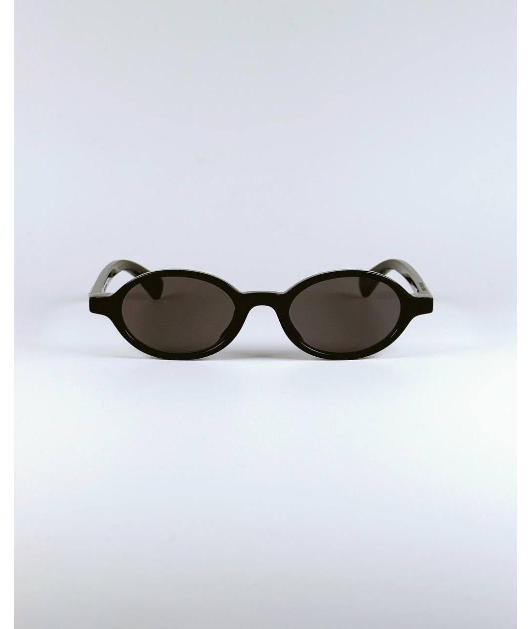 BOTTEGA VENETA Черные пластиковые солнцезащитные очки, фото 4