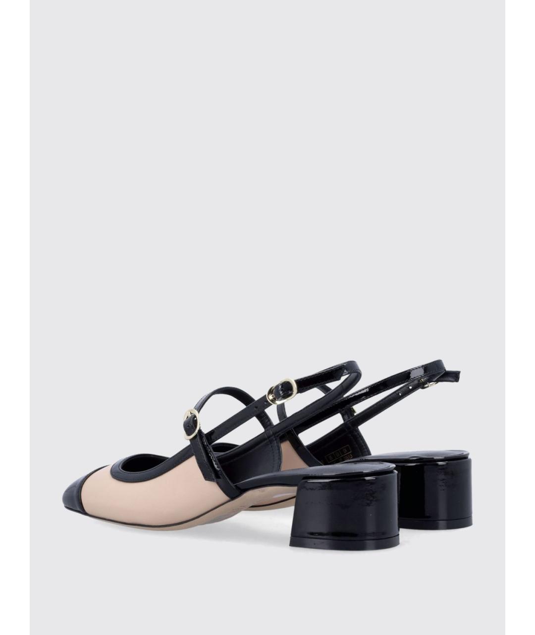 STUART WEITZMAN Бежевые кожаные туфли, фото 3