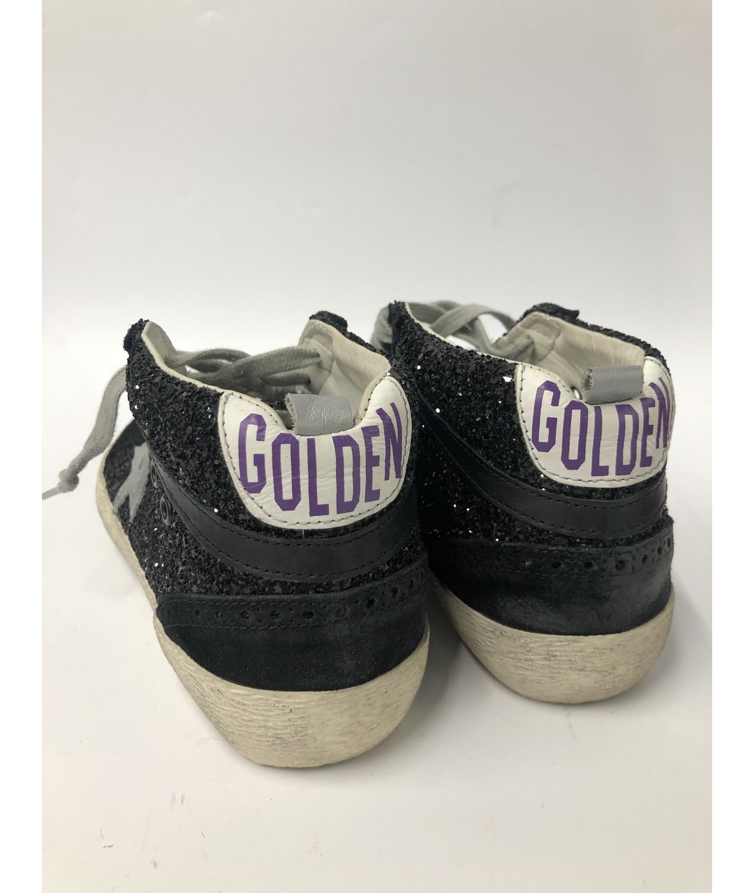 GOLDEN GOOSE DELUXE BRAND Черные кожаные кроссовки, фото 3