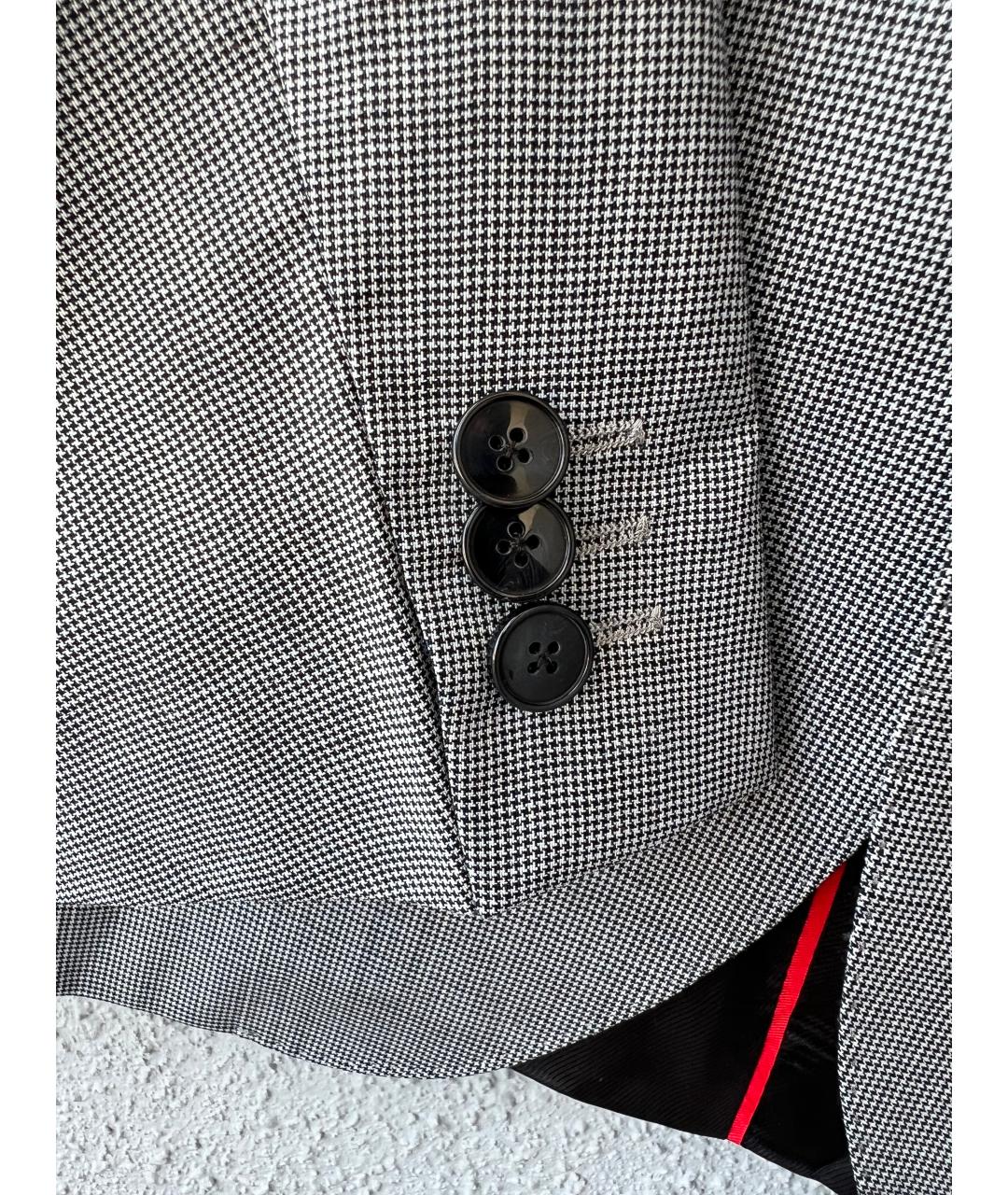 HUGO BOSS Серый шерстяной пиджак, фото 3