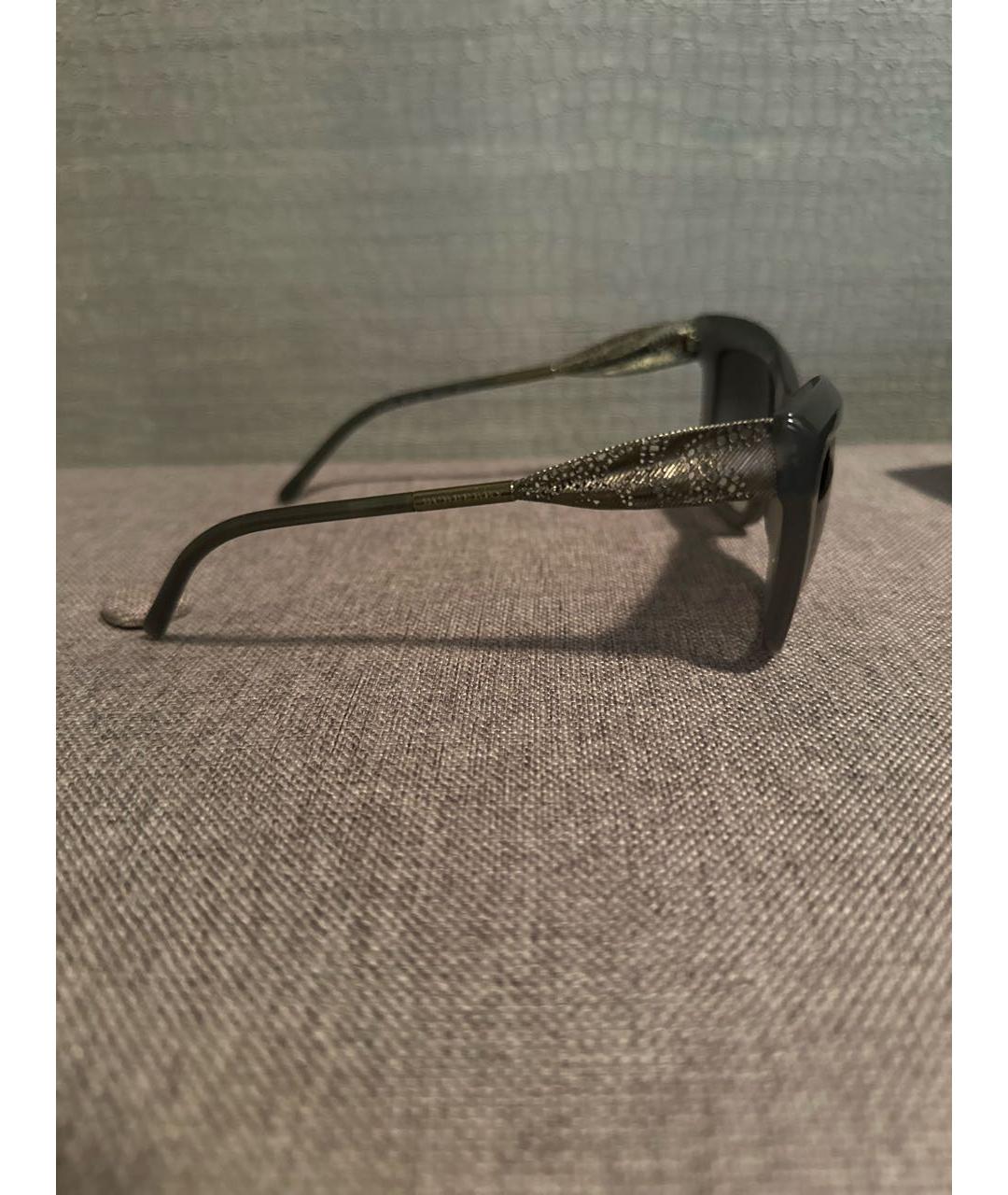 BURBERRY Серые пластиковые солнцезащитные очки, фото 2
