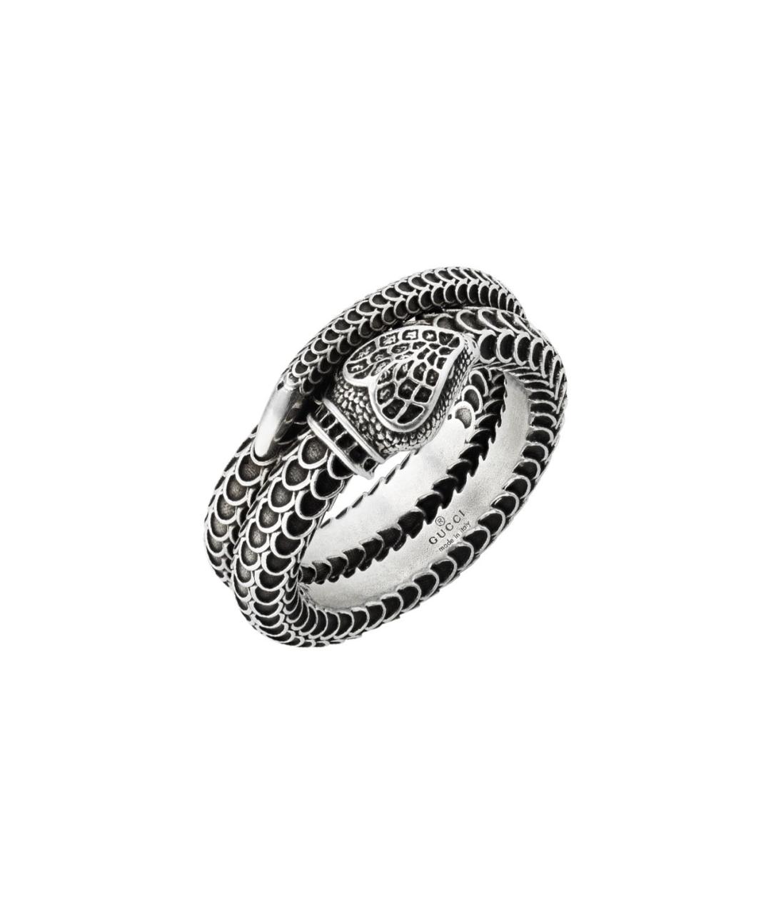 GUCCI Серебряное серебряное кольцо, фото 1