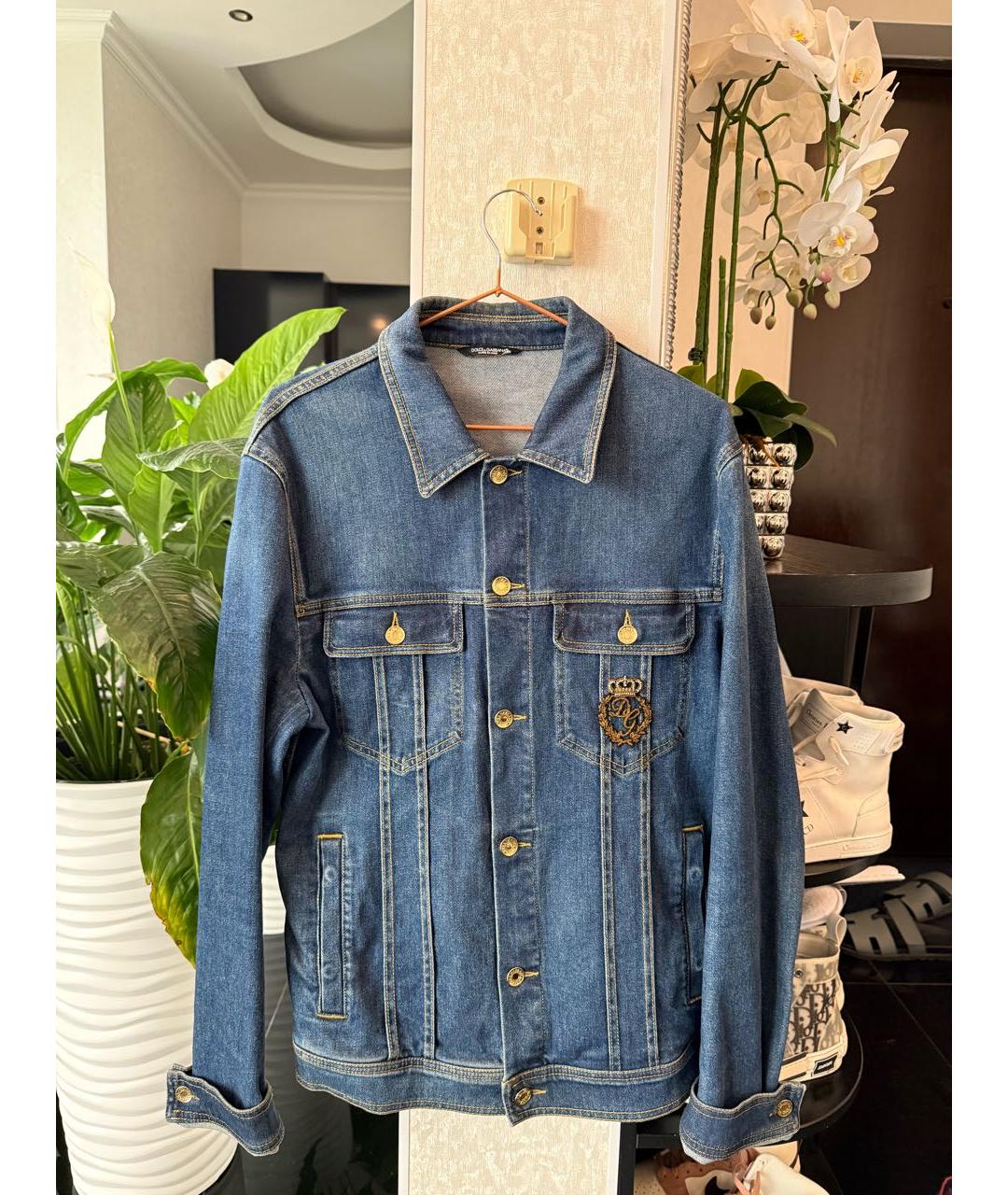 DOLCE&GABBANA Синяя куртка, фото 8