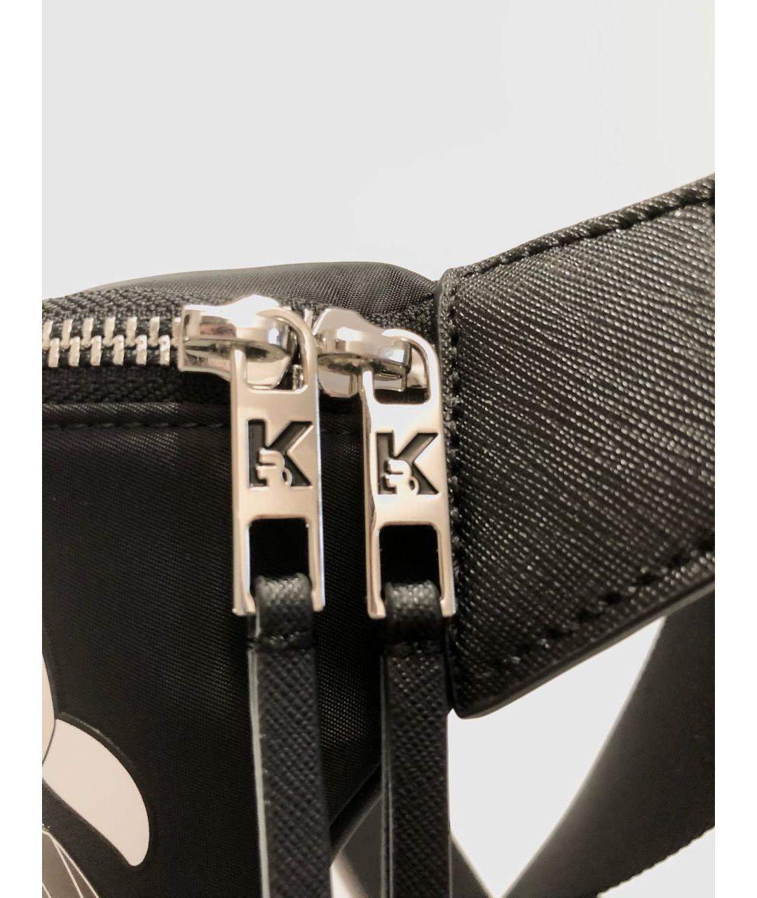 KARL LAGERFELD Черная поясная сумка, фото 5