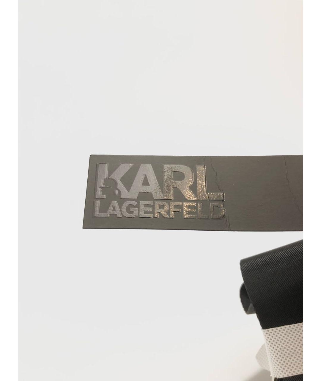 KARL LAGERFELD Черная поясная сумка, фото 6