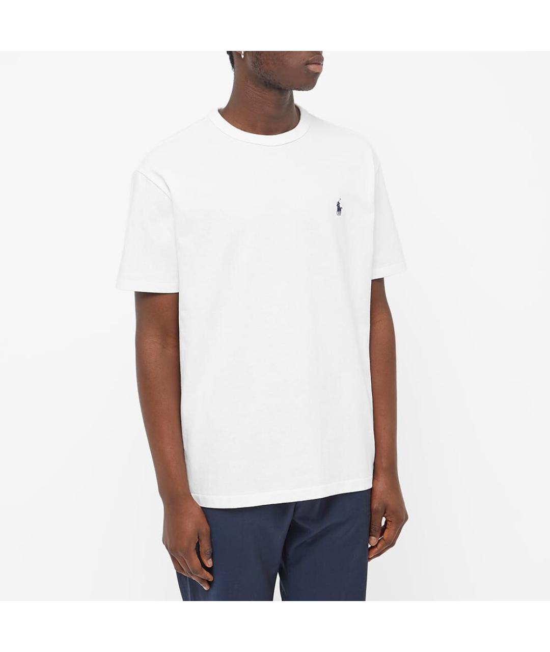POLO RALPH LAUREN Белая хлопковая футболка, фото 3