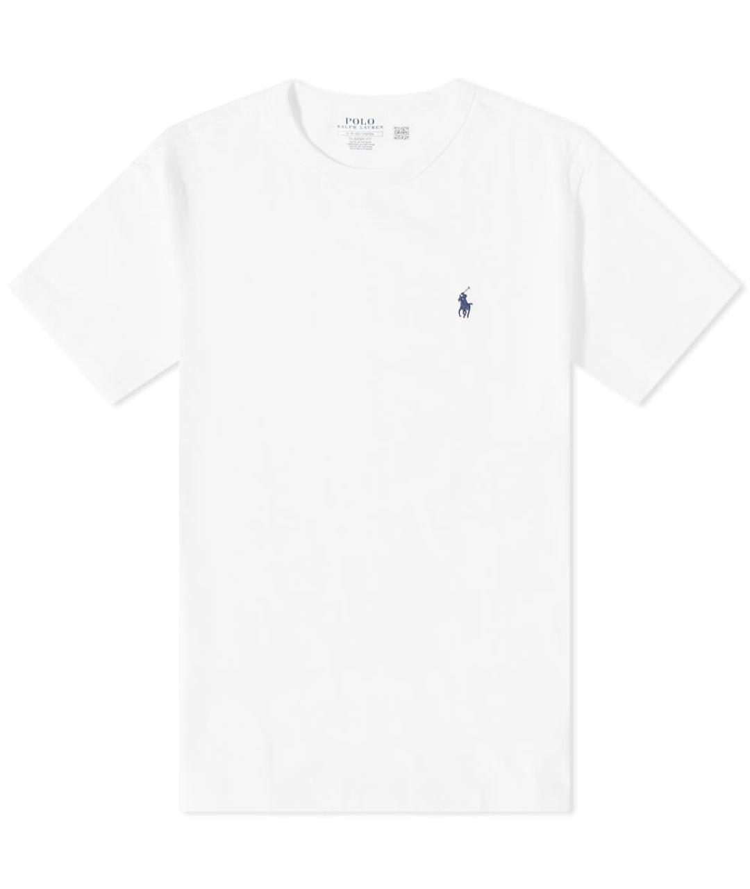 POLO RALPH LAUREN Белая хлопковая футболка, фото 1