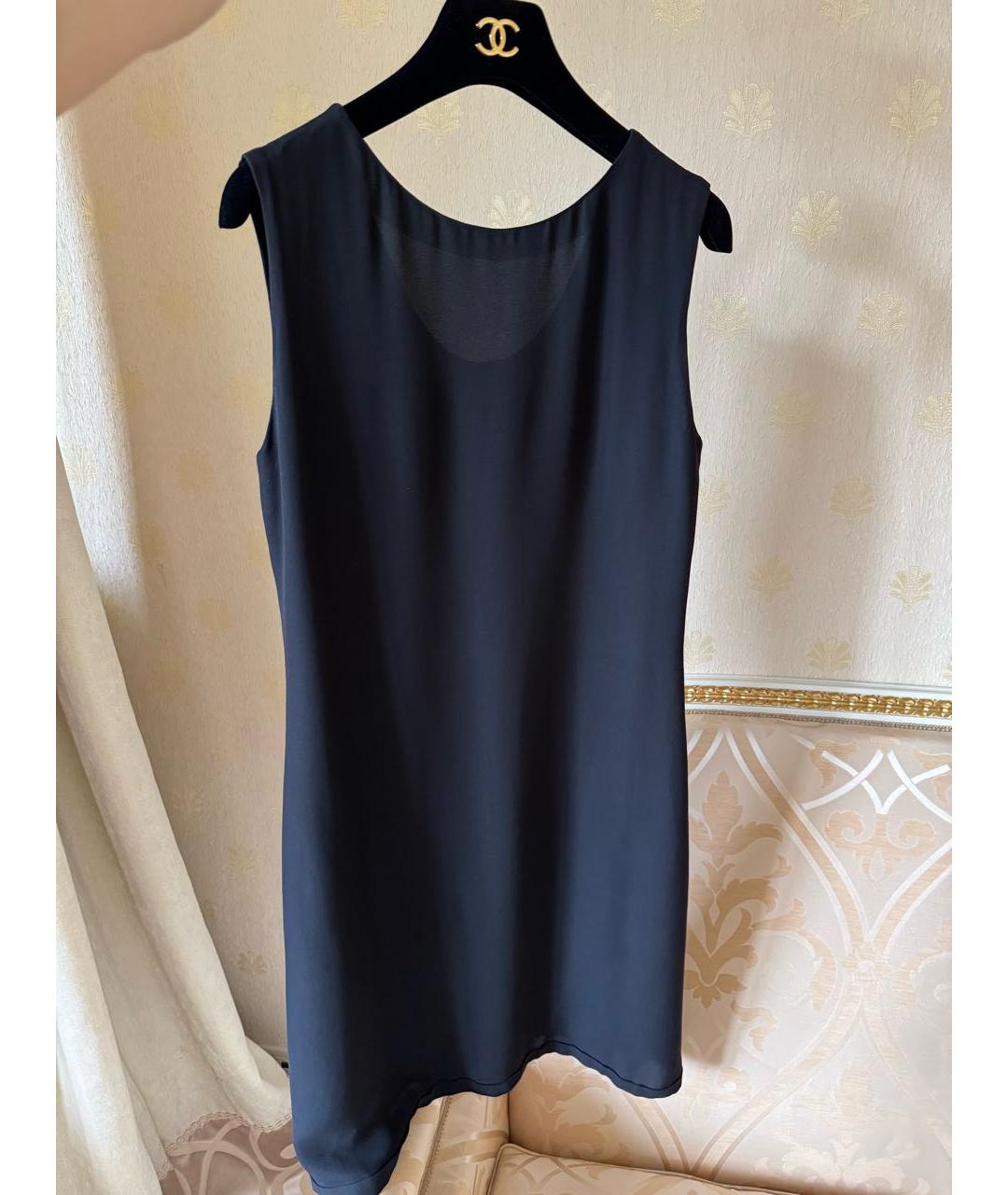 EMPORIO ARMANI Черное повседневное платье, фото 7