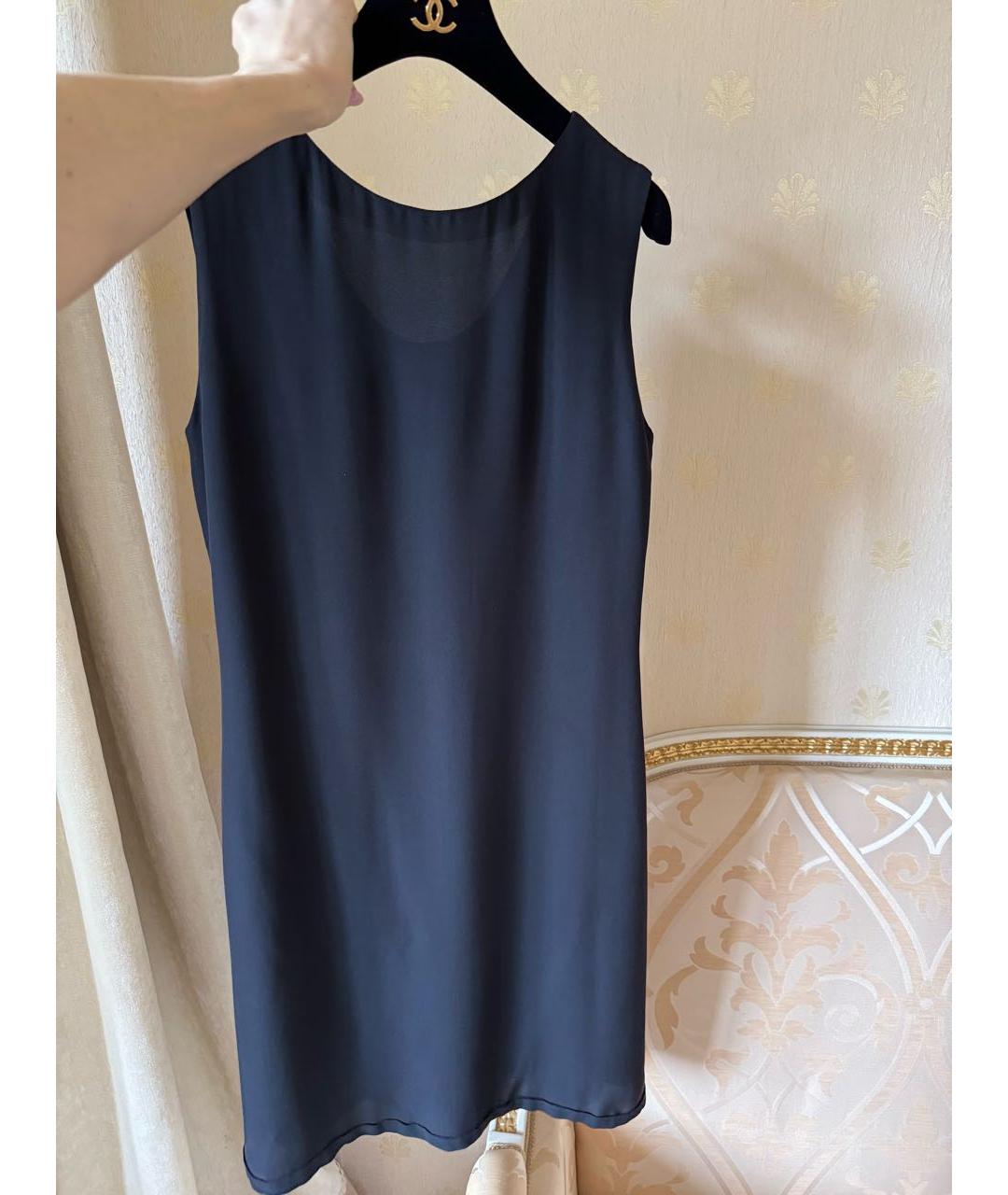EMPORIO ARMANI Черное повседневное платье, фото 8