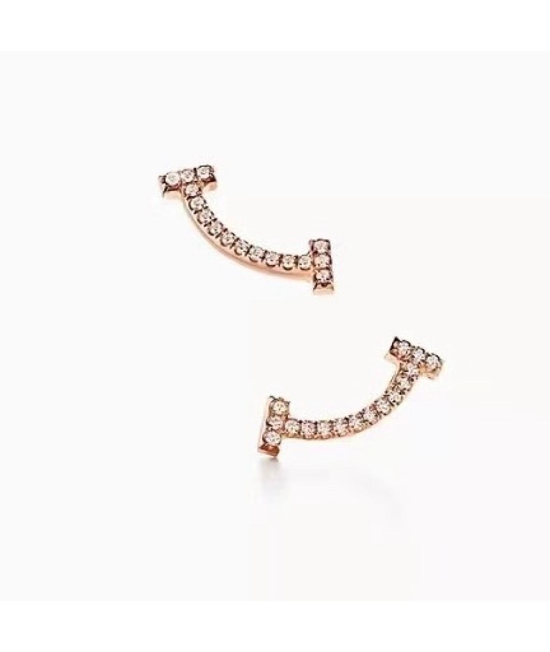 TIFFANY&CO Золотые серьги из розового золота, фото 2