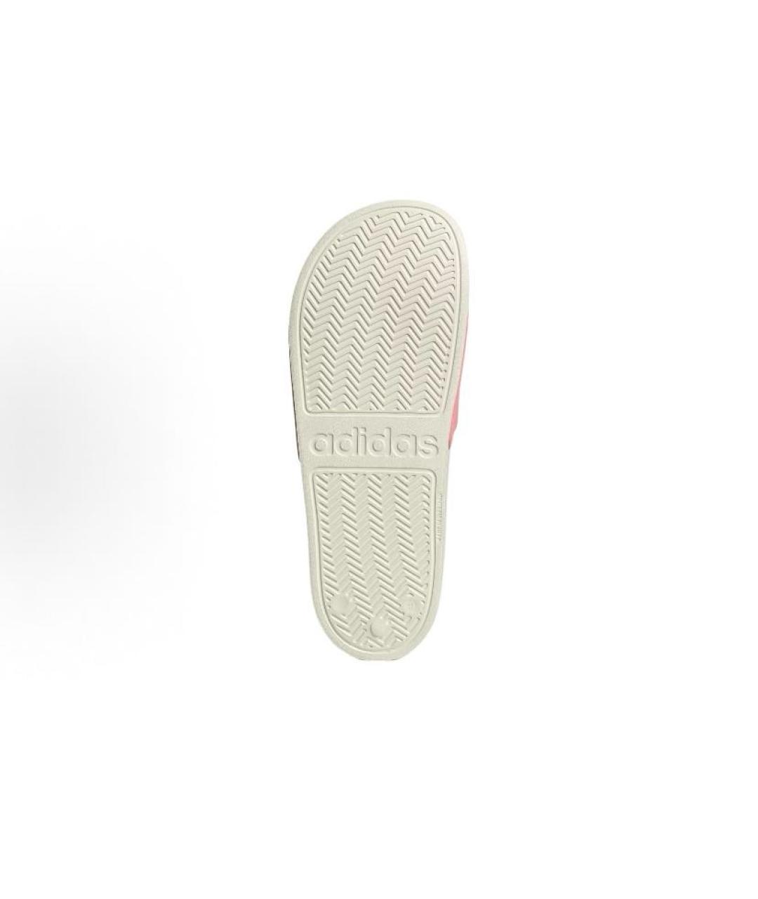 ADIDAS Бежевые резиновые шлепанцы, фото 4