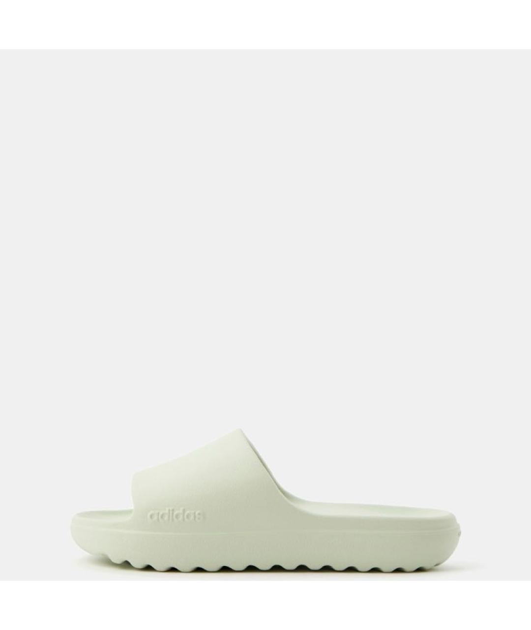 ADIDAS Бежевые резиновые шлепанцы, фото 2