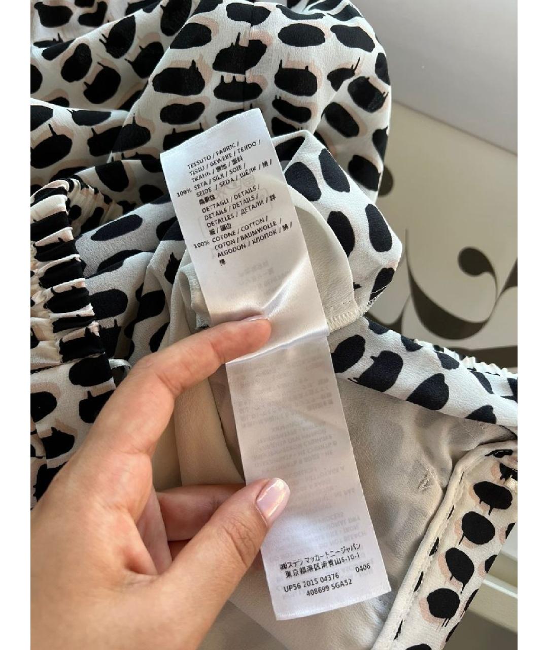 STELLA MCCARTNEY Белые шелковые капри, фото 9