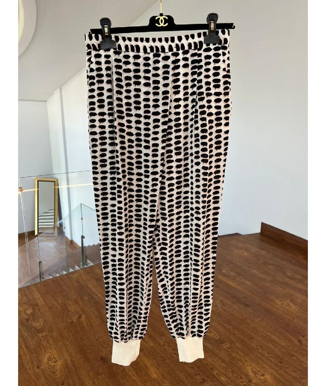 STELLA MCCARTNEY Белые шелковые капри, фото 10