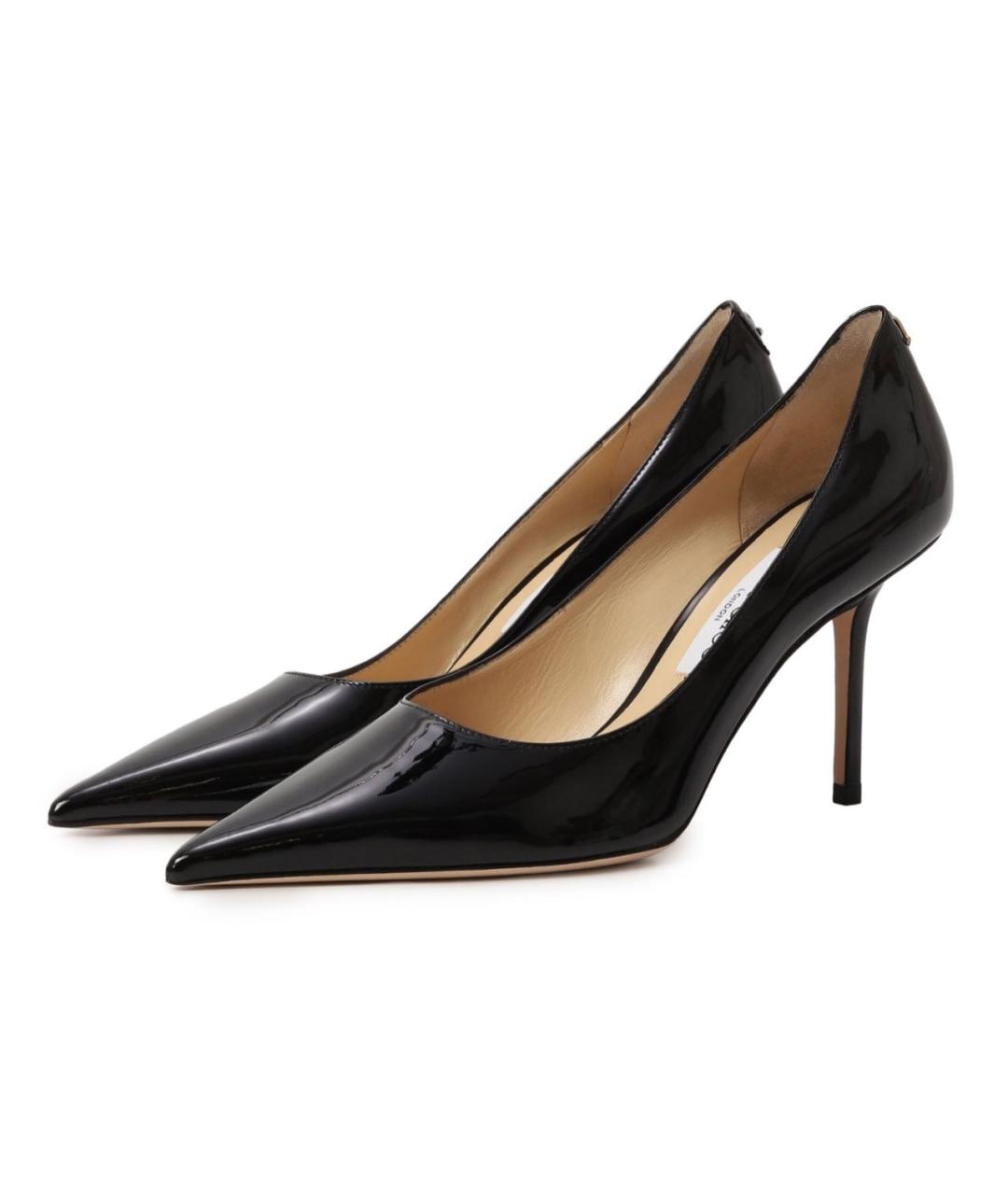 JIMMY CHOO Черные туфли из лакированной кожи, фото 9