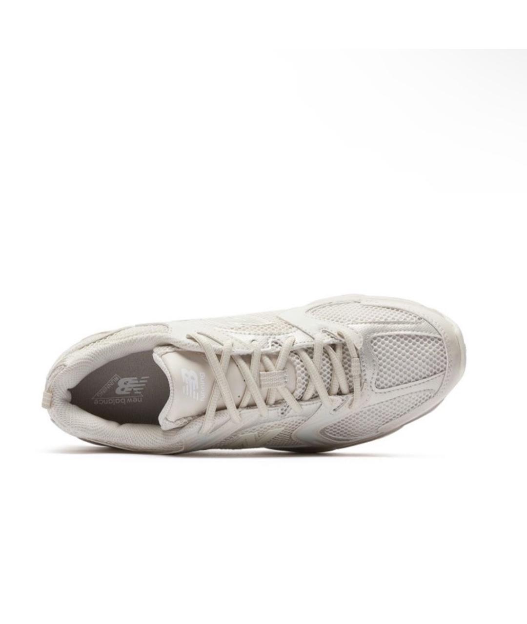 NEW BALANCE Бежевые синтетические кроссовки, фото 3
