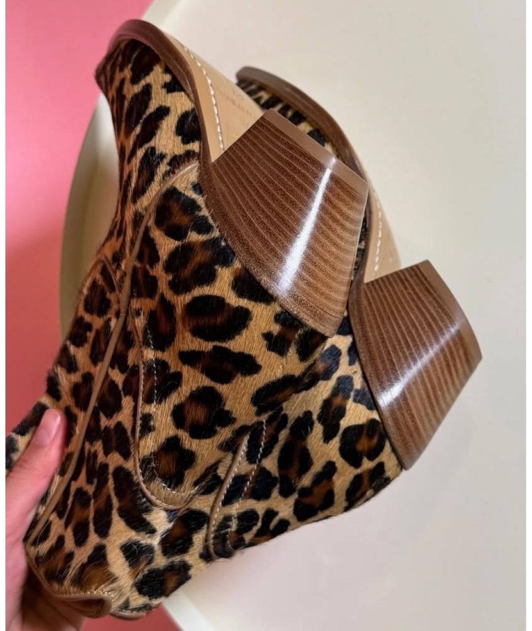 GOLDEN GOOSE DELUXE BRAND Коричневые полусапоги, фото 4