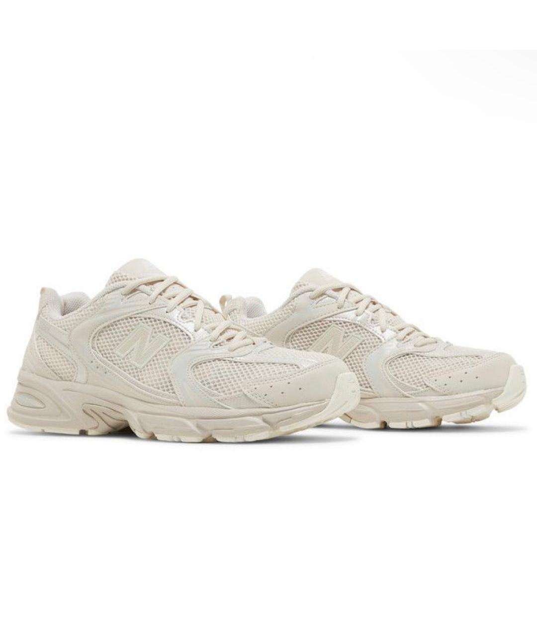 NEW BALANCE Бежевые синтетические кроссовки, фото 2