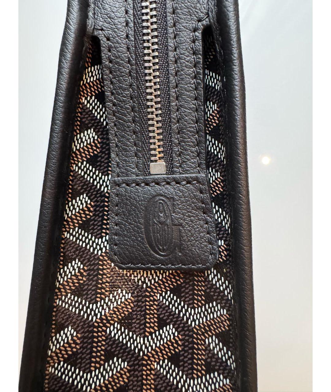 GOYARD Коричневая косметичка из искусственной кожи, фото 3