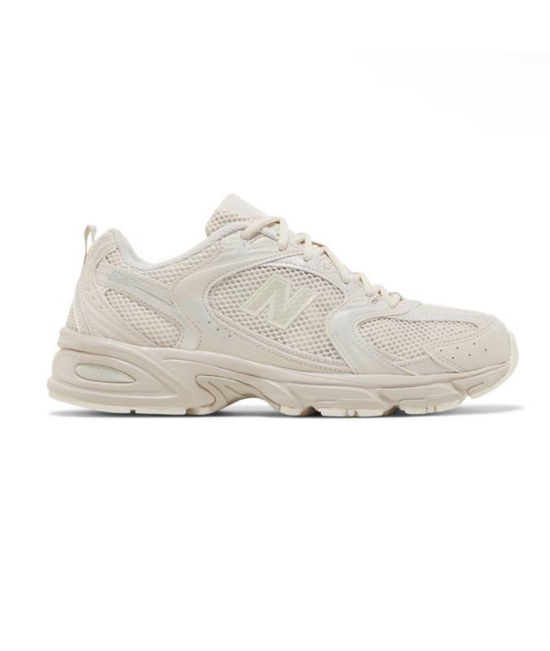 NEW BALANCE Бежевые синтетические кроссовки, фото 5