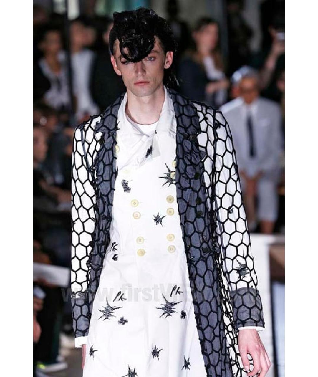 COMME DES GARÇONS Белая хлопковая майка, фото 8