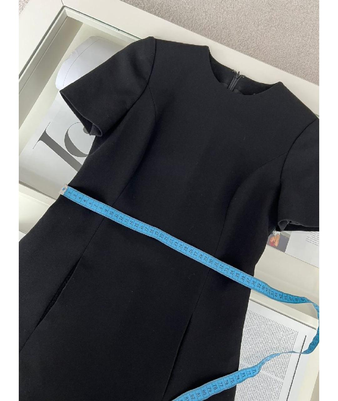 SAINT LAURENT Черное шерстяное платье, фото 6
