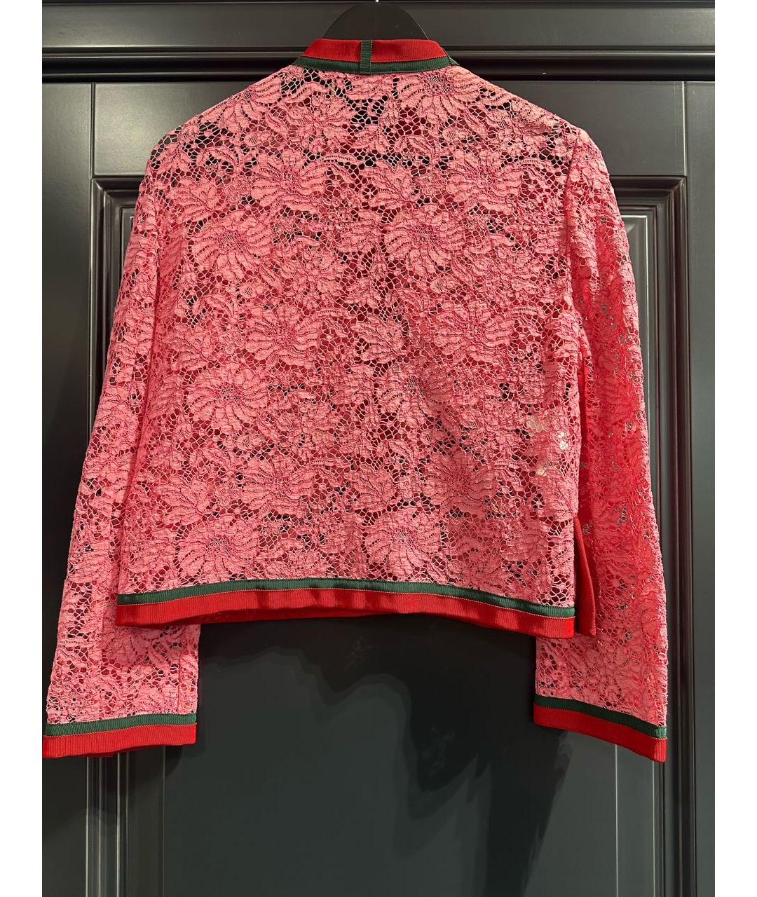 GUCCI Фуксия хлопковая рубашка, фото 2
