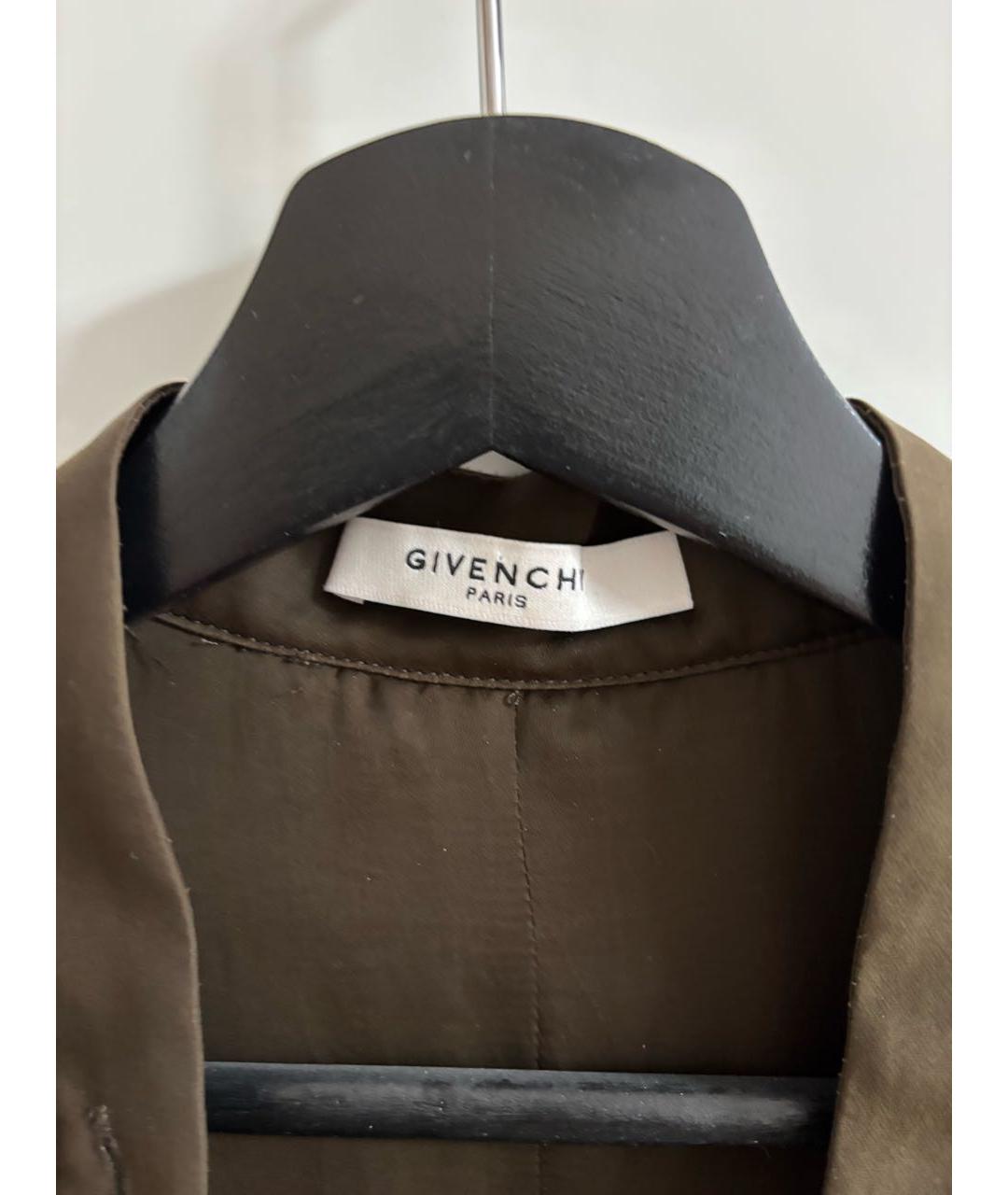 GIVENCHY Коричневое шелковое коктейльное платье, фото 5